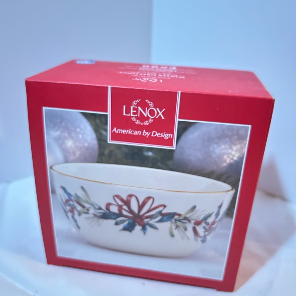 New Lenox Winter Greeting 5” Bowl